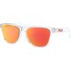 OAKLEY YOUTH FROGSKINS XS FRAME-POLISHED CLEAR LENS-PRIZM RUBY