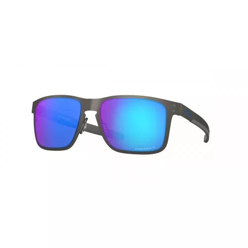 OAKLEY HOLBROOK METAL FRAME-MATTE GUNMETAL LENS-PRIZM SAPPHR IRIDIUM POLARIZED