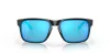 OAKLEY HOLBROOK FRAME-POLISHED BLACK LENS-PRIZM SAPPHIRE A
