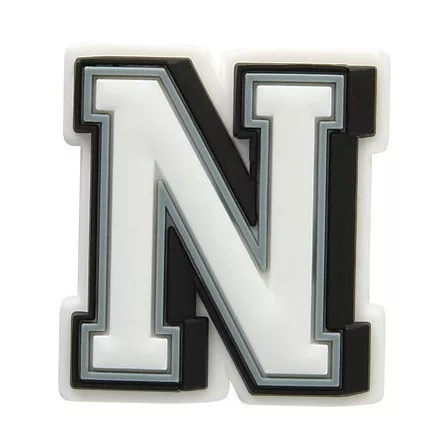 Crocs N betű Jibbitz