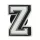 Crocs Z betű Jibbitz