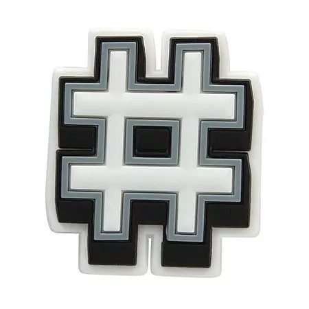 Crocs Hashtag Jibbitz