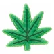 CROCS HEMP LEAF JIBBITZ MC