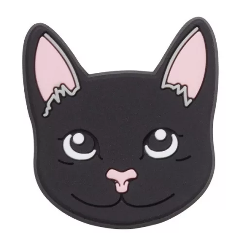 Crocs Fekete macska Jibbitz MC