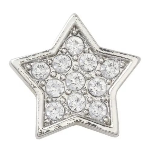 Crocs Ezüst csillag Jibbitz MC