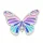 Crocs Színes fém pillangó Jibbitz
