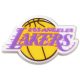 CROCS NBA LOS ANGELES LAKERS JIBBITZ MC - PUPRLE