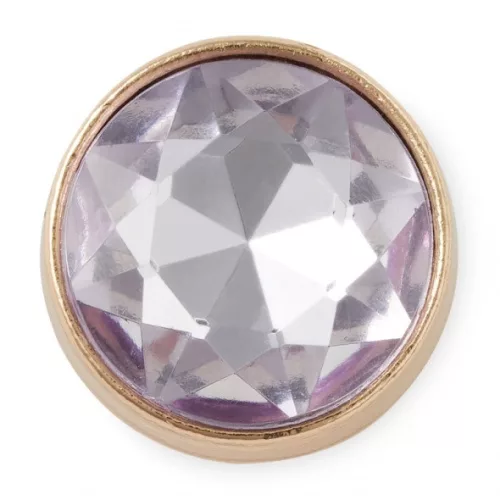 Crocs Halványlila drágakő Jibbitz