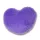 Crocs Lila bolyhos szív Jibbitz
