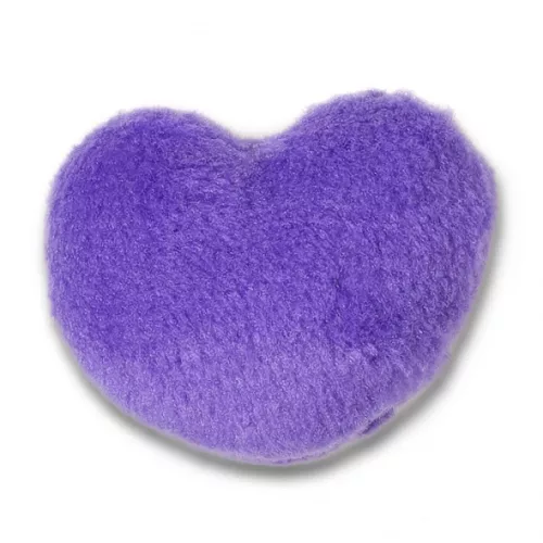 Crocs Lila bolyhos szív Jibbitz