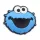 CROCS SESAME STREET COOKIE MONSTER JIBBITZ MC
