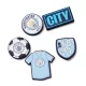 Crocs Manchester City - csomag (5 db) Jibbitz MC