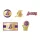 CROCS NBA LOS ANGELES LAKERS 5PCKEL JIBBITZ MC