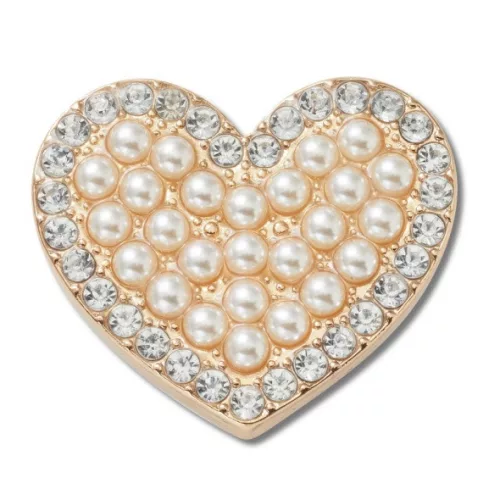 Crocs Elegáns szív Jibbitz