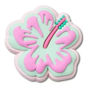 Crocs Rózsaszín hibiszkusz Jibbitz
