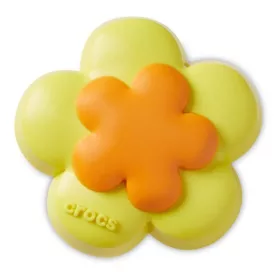 Crocs Dupla sárga virág Jibbitz