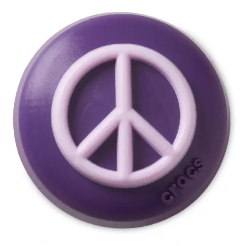 Crocs Lila béke jel Jibbitz MC