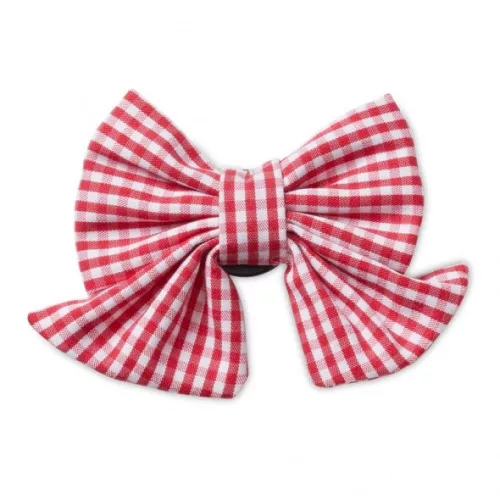 Crocs Piros kockás masni Jibbitz MC