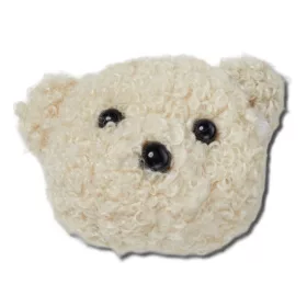 Crocs Plüss mackó fej Jibbitz