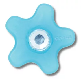 Crocs Kék virág Jibbitz