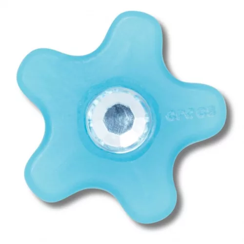 Crocs Kék virág Jibbitz MC