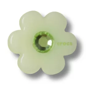 Crocs Halványzöld virág Jibbitz