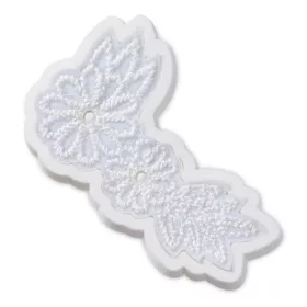 Crocs Elegáns fehér virágok Jibbitz