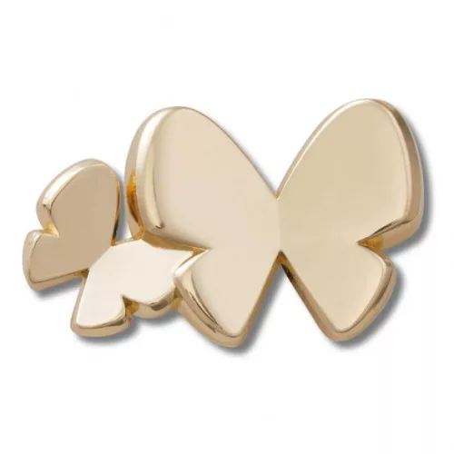 Crocs Arany pillangó pár Jibbitz MC