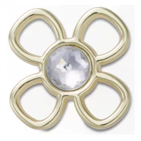 Crocs Kivágott arany virág Jibbitz