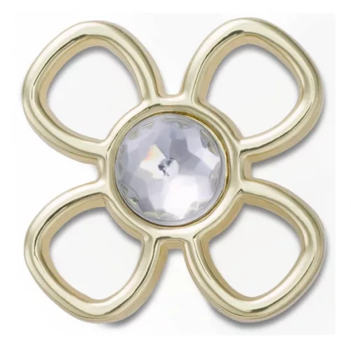 Crocs Kivágott arany virág Jibbitz