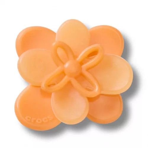 Crocs Narancssárga nyíló virág 1 Jibbitz MC