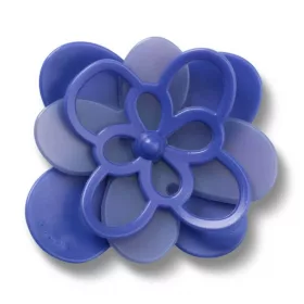 Crocs Sötétkék nyíló virág Jibbitz