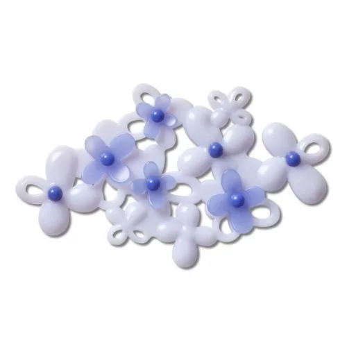 Crocs Kék virágok Jibbitz