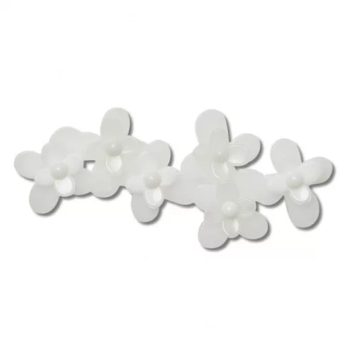 Crocs Fehér virágok Jibbitz MC