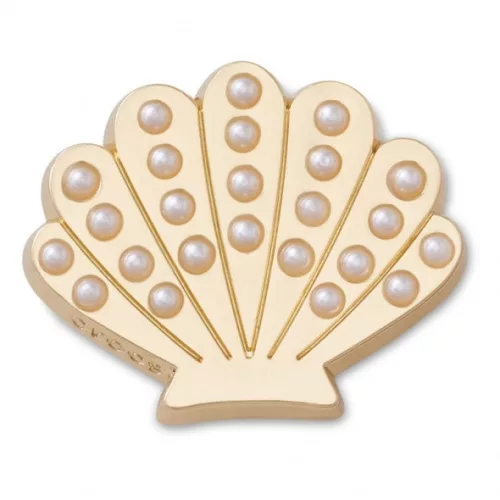 Crocs Arany kagyló gyöngyökkel Jibbitz