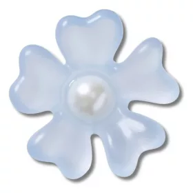 Crocs Kék virág gyönggyel Jibbitz