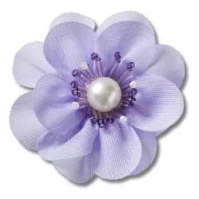 Crocs Lila selyemvirág Jibbitz