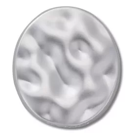 Crocs Ezüst hullámos dísz Jibbitz