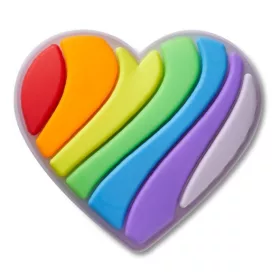 Crocs Pride szivárványos szív Jibbitz