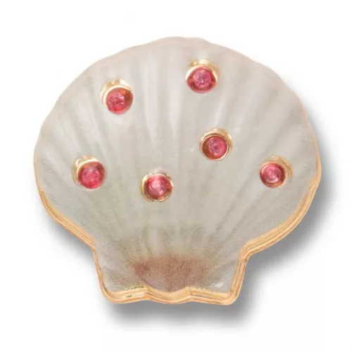 Crocs Rózsaszín köves kagyló Jibbitz