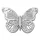 Crocs Ezüst pillangó Jibbitz