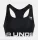 Under Armour HG Authentics Mid Branded Sport Bra Black / White