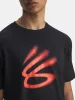 Under Armour Curry Playable Tee 1 Black