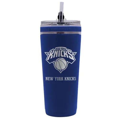 WinCraft NBA New York Knicks 770ml 4D Stainless Steel Ice Shaker Team Color ONE