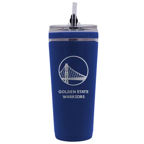 WinCraft NBA Golden State Warriors 770ml 4D Stainless Steel Ice Shaker Team Color ONE