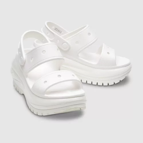 CROCS CLASSIC MEGA CRUSH SANDAL WHITE 36-37