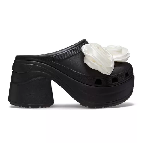 Crocs Siren Rosette Clog Black