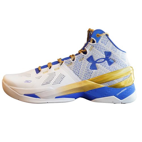 UNDER ARMOUR CURRY 2 NM WHITE/BLUE/GOLD 485