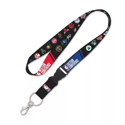 WinCraft - NBA Lanyard w/detachable buckle 1" - National Basketball Association Multicolor ONE