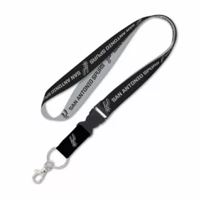   WinCraft - NBA Lanyard w/detachable buckle 1" - San Antonio Spurs MC